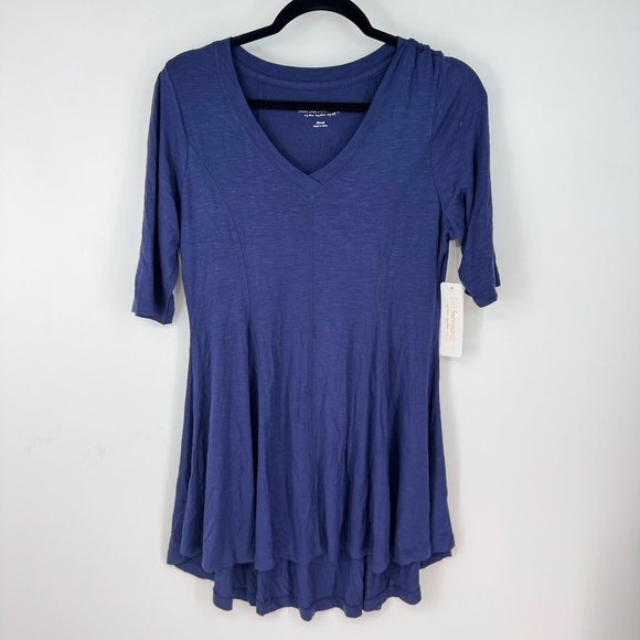 Soft Surroundings Dresses & Skirts - Soft Surroundings Half Sleeve V Neck Flowy Mini Dress NWT